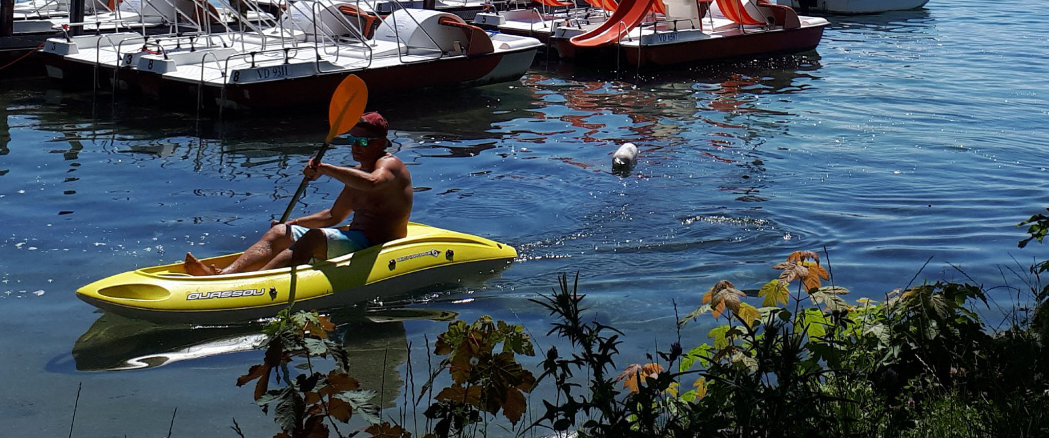 Location Canoë-Kayak à la plage de Rolle